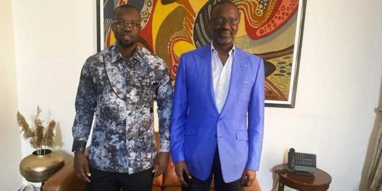 Sénégal : Tidjane Thiam reçu par Ousmane Sonko à  Dakar