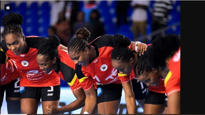 Les handballeuses angolaises cÃ©lÃ¨brent leur victoire