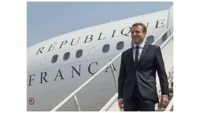 Le prÃ©sident FranÃ§ais Emmanuel Macron